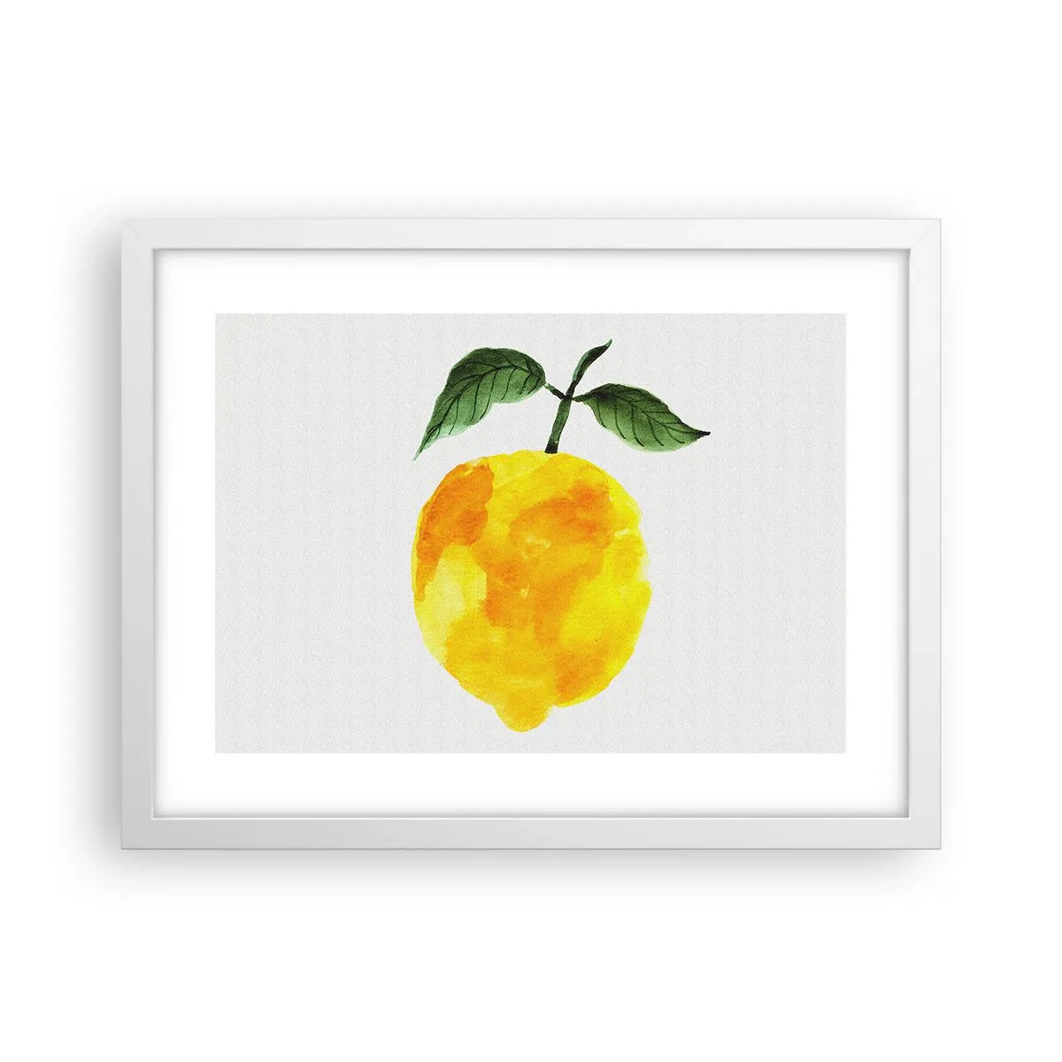 Pôster em moldura branca - Como saborear o sol - 40x30 cm