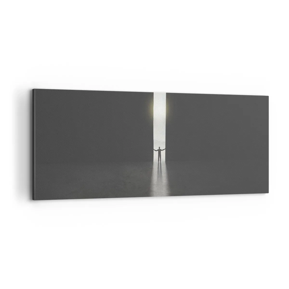 Quadro em tela - Um passo para um futuro brilhante - 100x40 cm