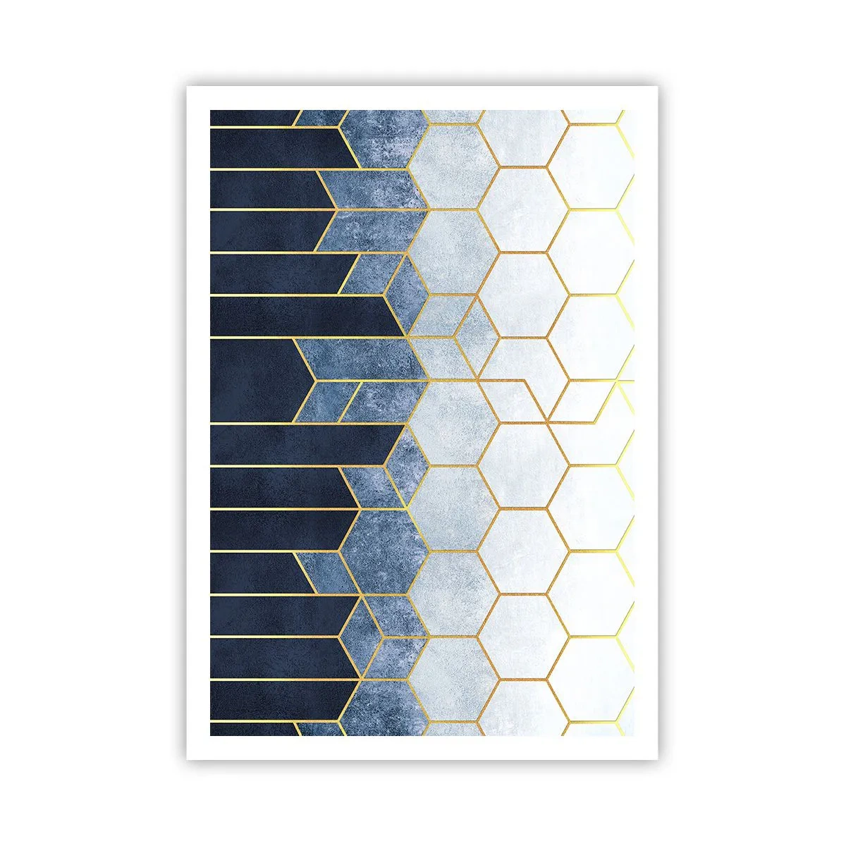 Pôster - Composição em ritmo sincopado - 70x100 cm