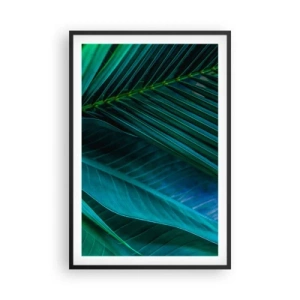 Pôster com moldura preta - Anatomia da vegetação - 61x91 cm