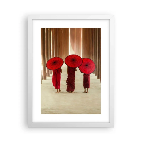 Pôster em moldura branca - A caminho da Terra Pura - 30x40 cm