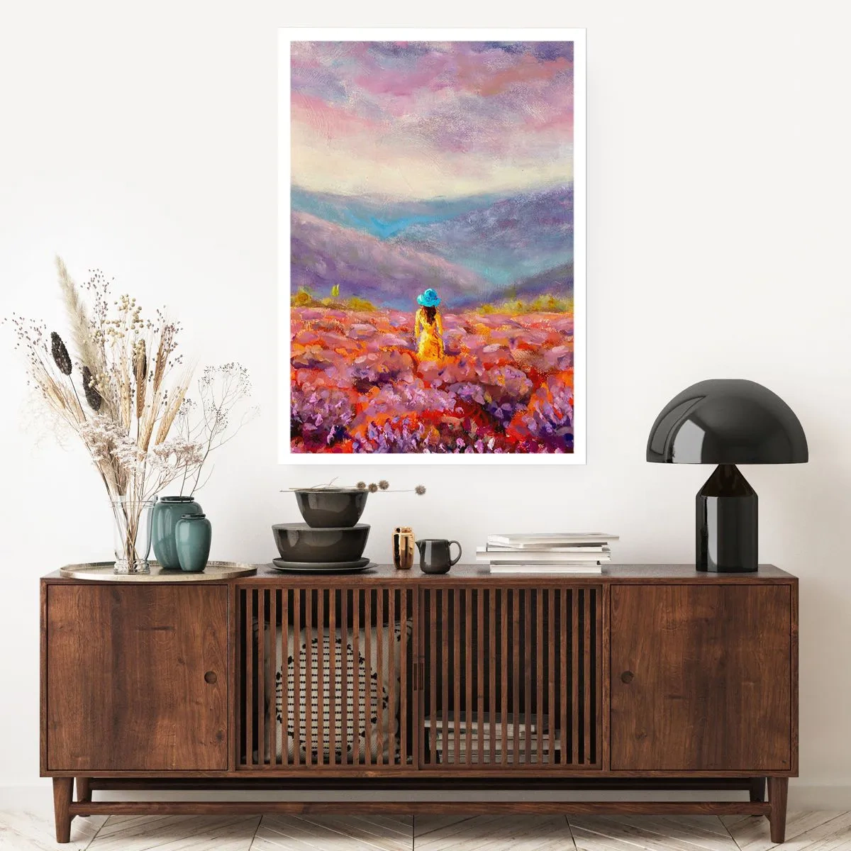 Pôster - No mundo da lavanda - 50x70 cm