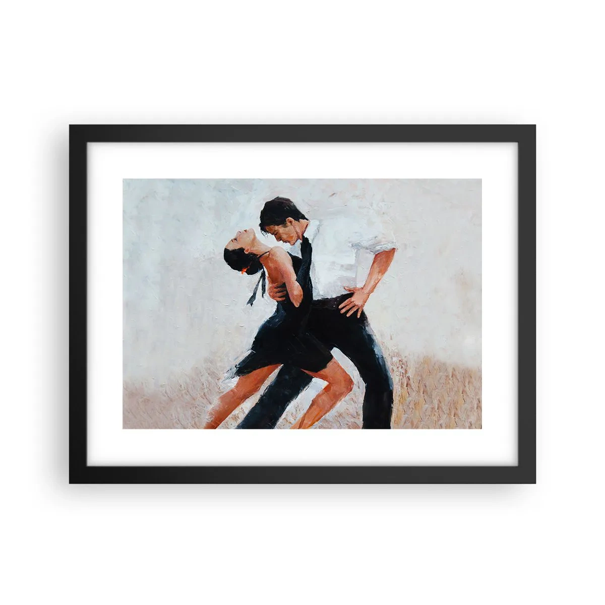 Pôster com moldura preta - O tango dos meus sonhos - 40x30 cm