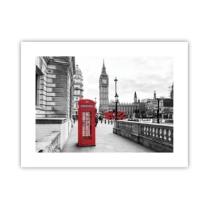 Pôster - Sem dúvida, Londres - 40x30 cm