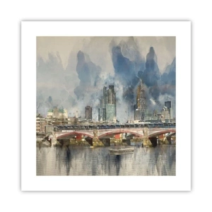 Pôster - Londres em toda a sua glória - 40x40 cm