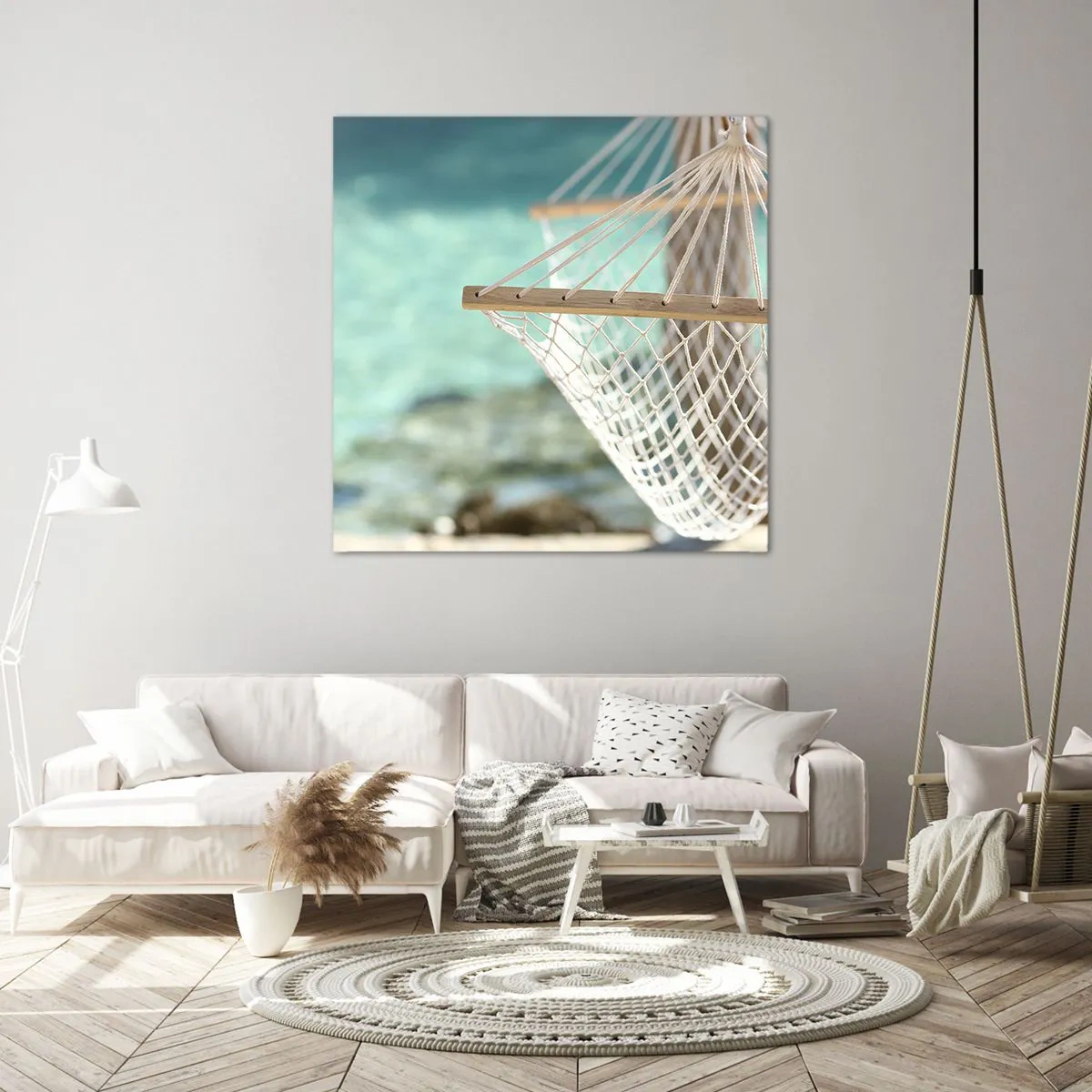 Quadro em tela - Hora de relaxar - 40x40 cm