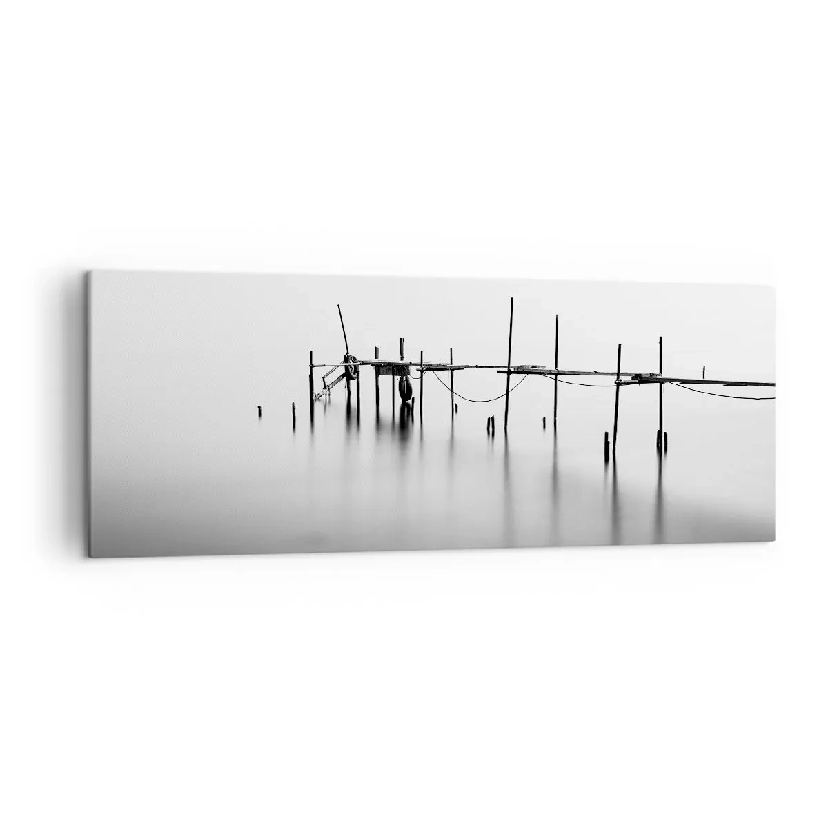 Quadro em tela - E se o mundo não existe? - 140x50 cm