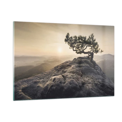 Quadro em vidro - A vida ganha sempre - 120x80 cm