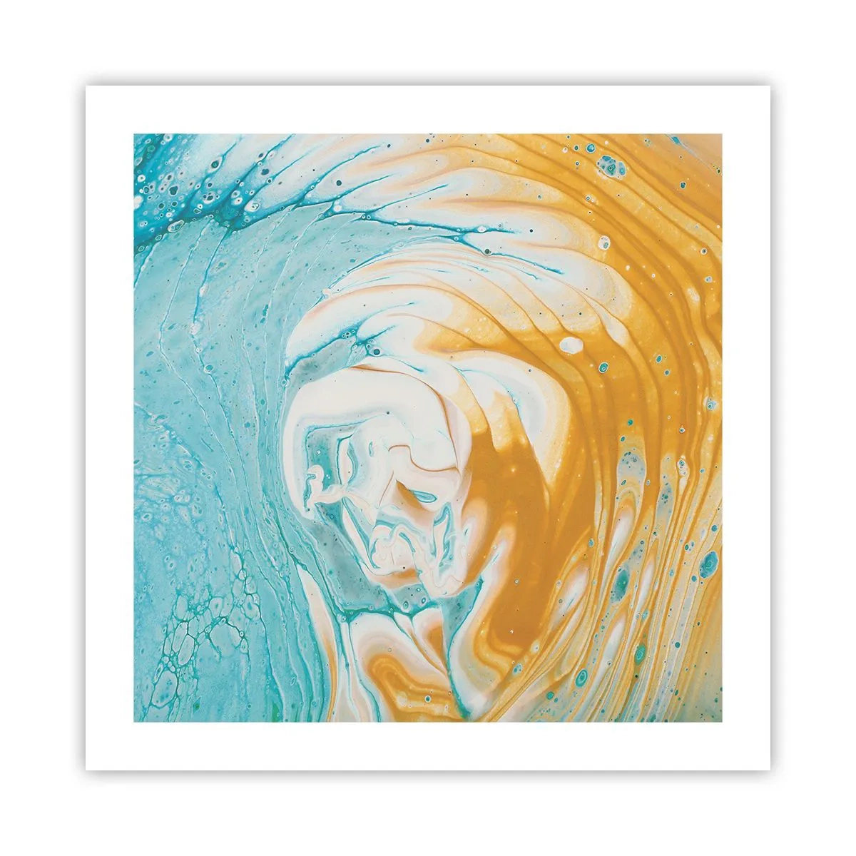 Pôster - Vórtice em pastel - 50x50 cm