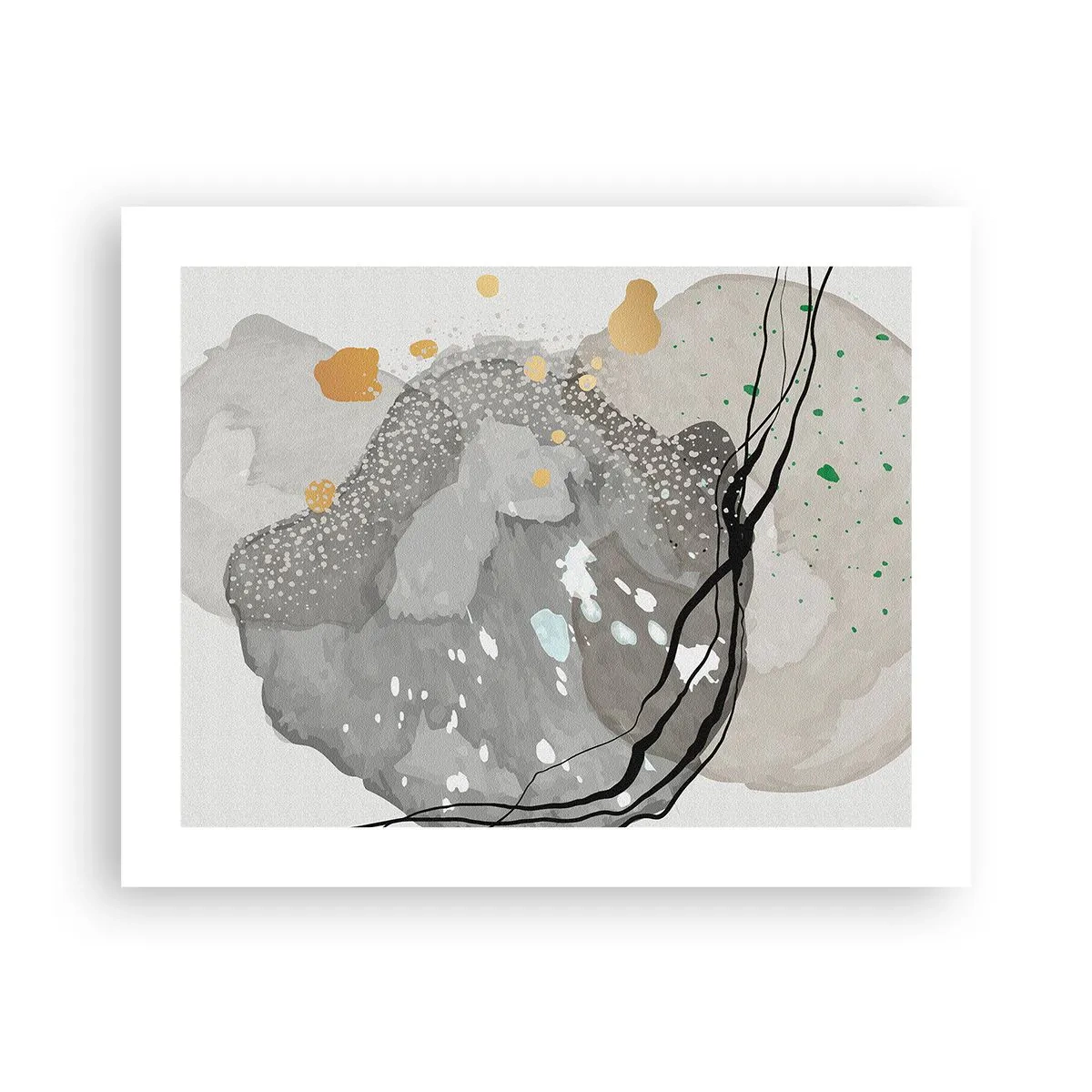 Pôster - Composição orgánica - 50x40 cm