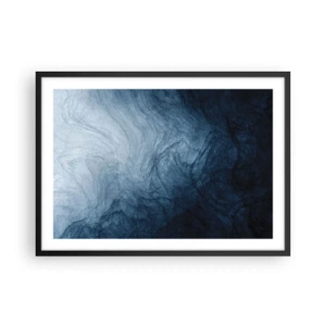 Pôster com moldura preta - Nas profundezas - 70x50 cm