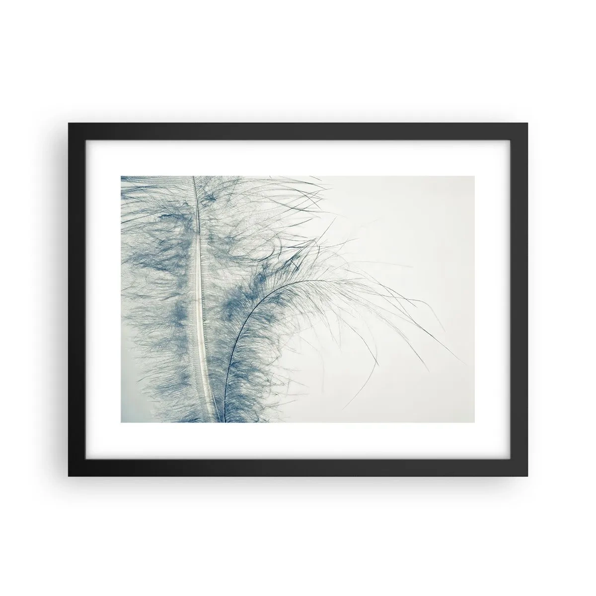 Pôster com moldura preta - O sussurro da natureza - 40x30 cm