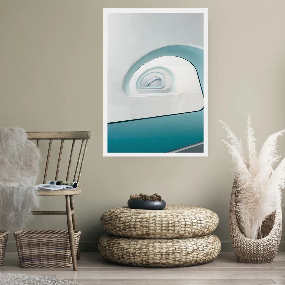 Pôster - Para o fundo do azul - 70x100 cm