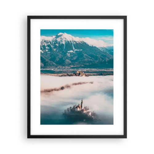 Pôster com moldura preta - O início do conto de fadas - 40x50 cm