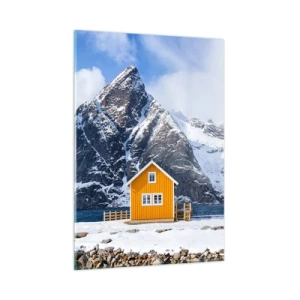 Quadro em vidro - Feriados escandinavos - 50x70 cm