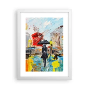 Pôster em moldura branca - Lendas parisienses - 30x40 cm