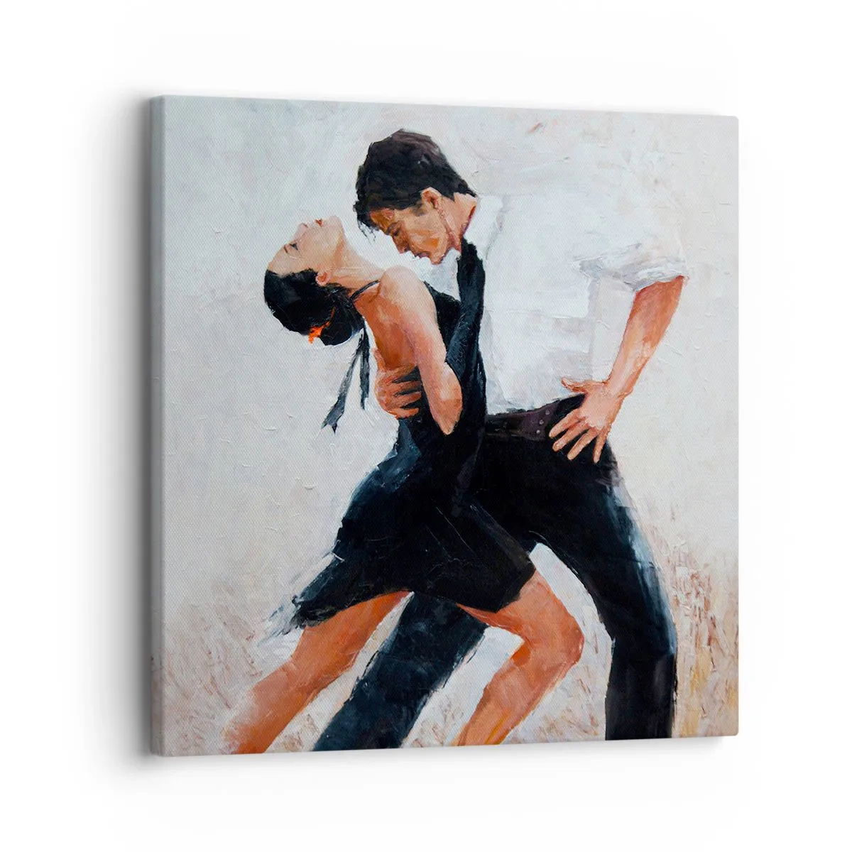 Quadro em tela - O tango dos meus sonhos - 30x30 cm