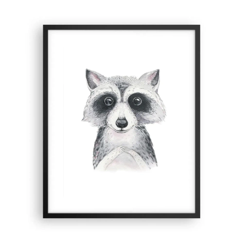 Pôster com moldura preta - Um momento de emoção - 40x50 cm