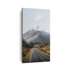Quadro em tela - O caminho para o coração das montanhas - 45x80 cm
