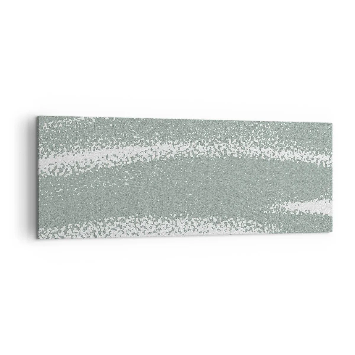 Quadro em tela - Abstração em um clima de inverno - 140x50 cm