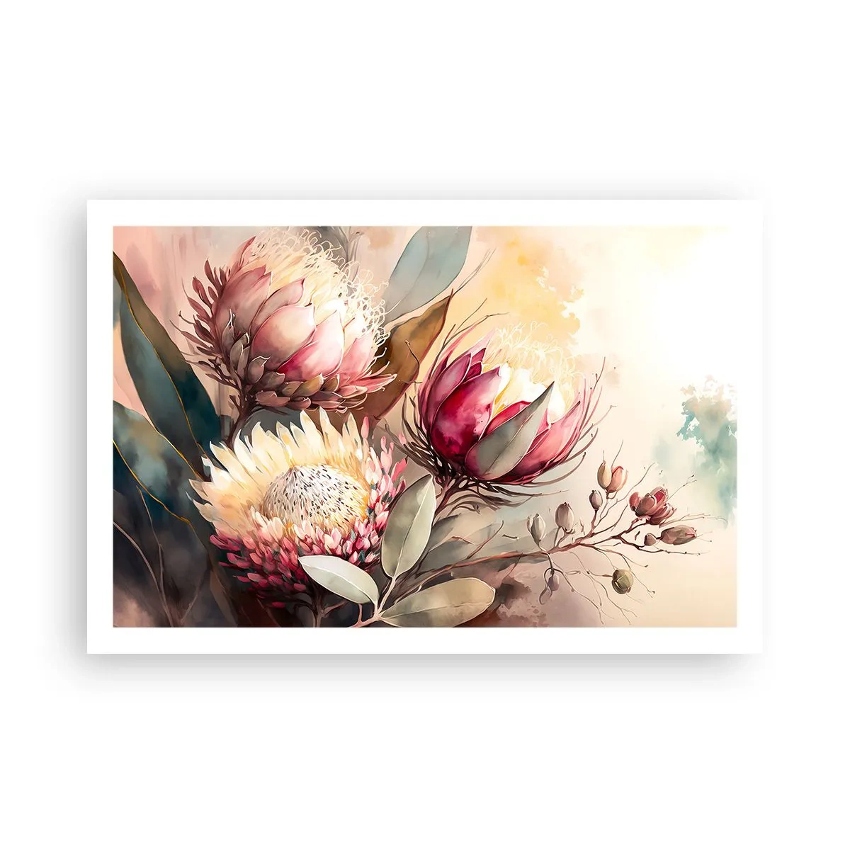 Pôster - De perfil e de frente - 91x61 cm