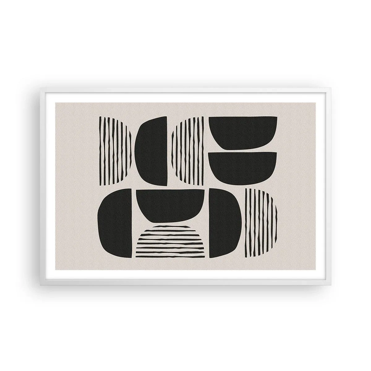 Pôster em moldura branca - Ofertas indiferentes - 91x61 cm