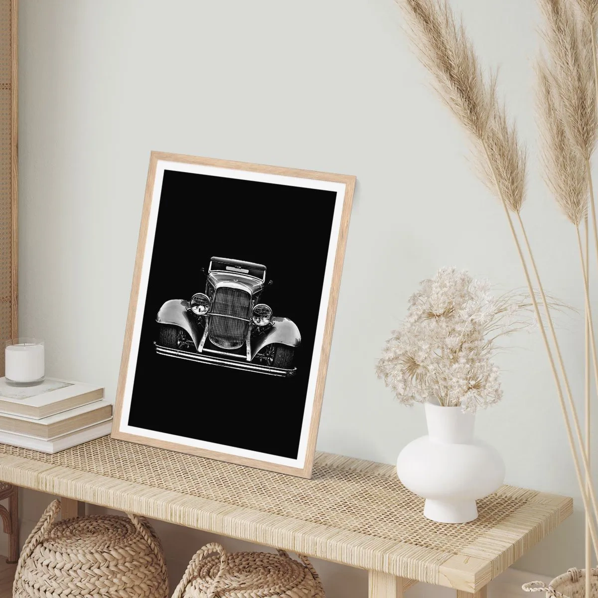 Pôster com moldura de carvalho claro - Um verdadeiro general - 70x100 cm