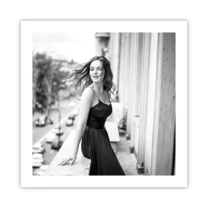 Pôster - Certamente uma parisiense - 50x50 cm