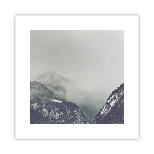 Pôster - Vale nebuloso - 30x30 cm