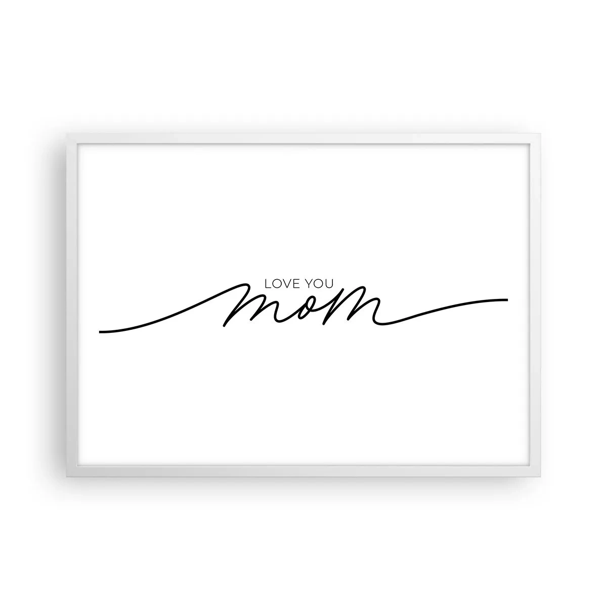 Pôster em moldura branca - Uma grande emoção - 70x50 cm