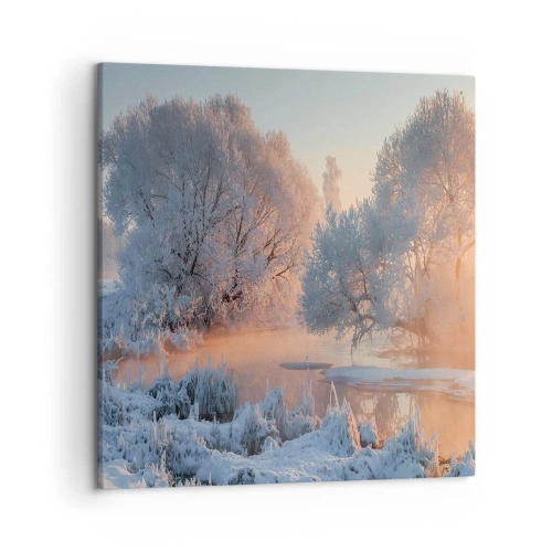 Quadro em tela - Tudo brilha como cristal ao sol - 50x50 cm