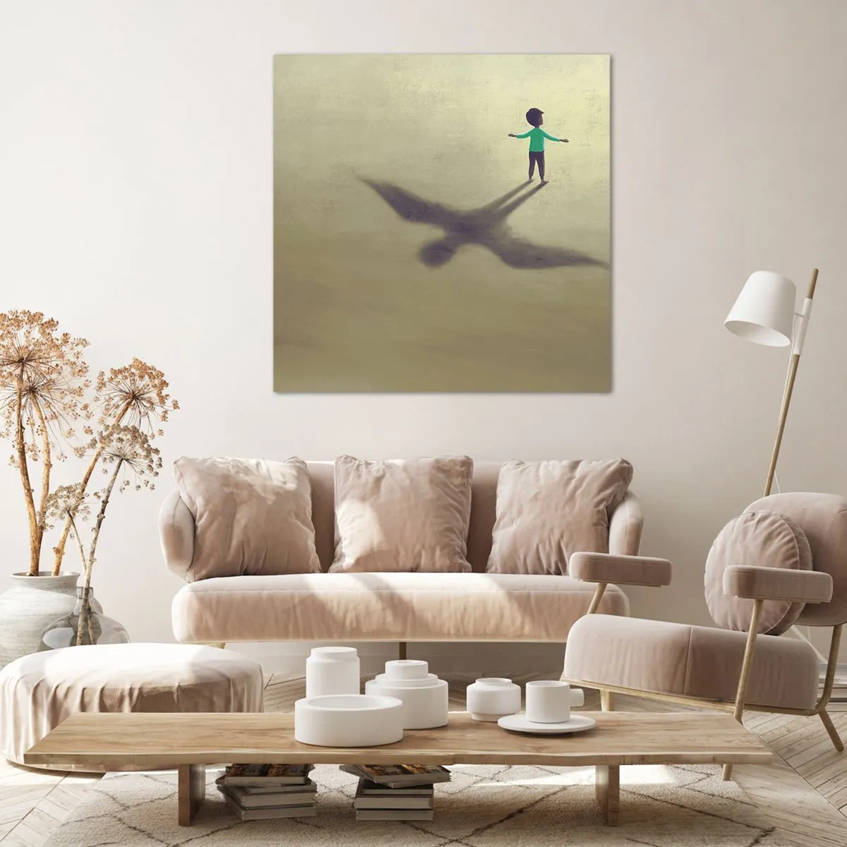 Quadro em tela - Herói do futuro - 40x40 cm