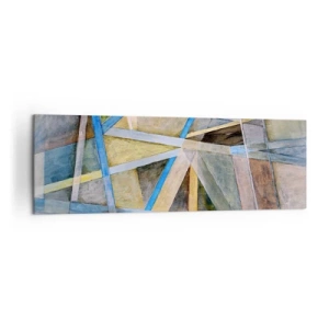 Quadro em tela - Em linha reta ou na diagonal? - 160x50 cm