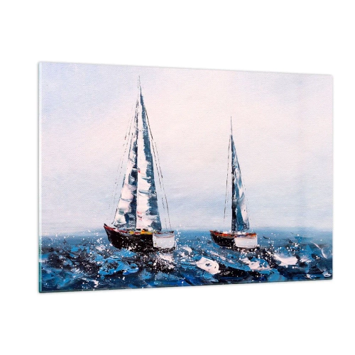Quadro em vidro - Irmandade do vento - 120x80 cm