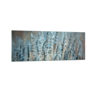 Quadro em vidro - Prado perfumado - 140x50 cm