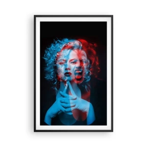 Pôster com moldura preta - O outro eu - 61x91 cm