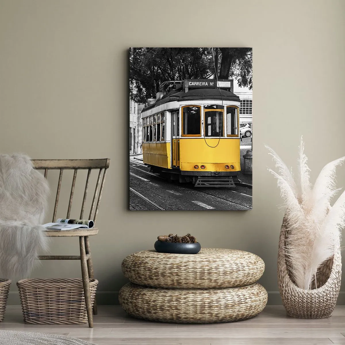 Quadro em tela - E o fado ao fundo - 50x70 cm