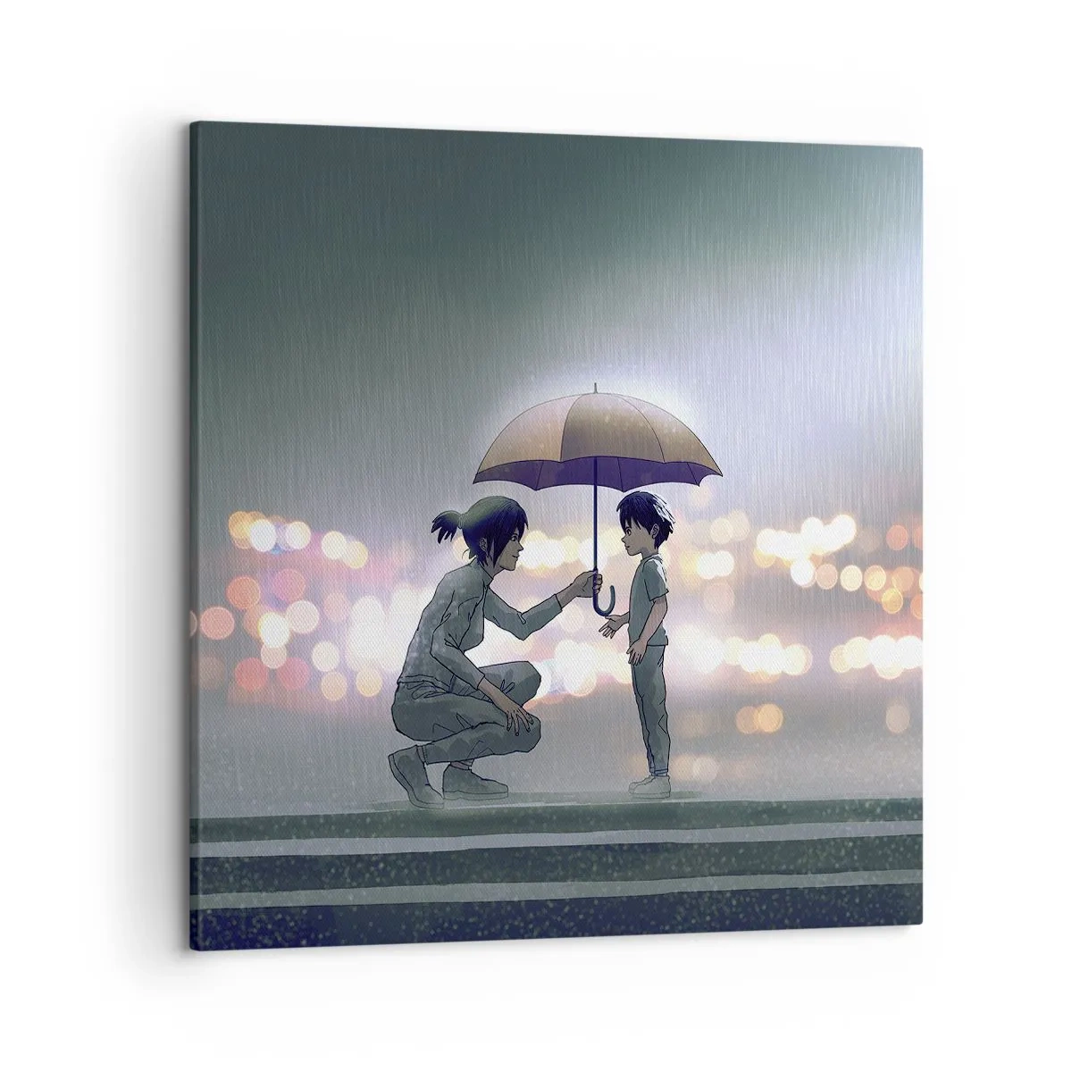 Quadro em tela - Está tudo bem agora - 50x50 cm