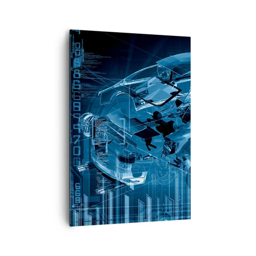 Quadro em tela - Anatomia da engenharia - 70x100 cm