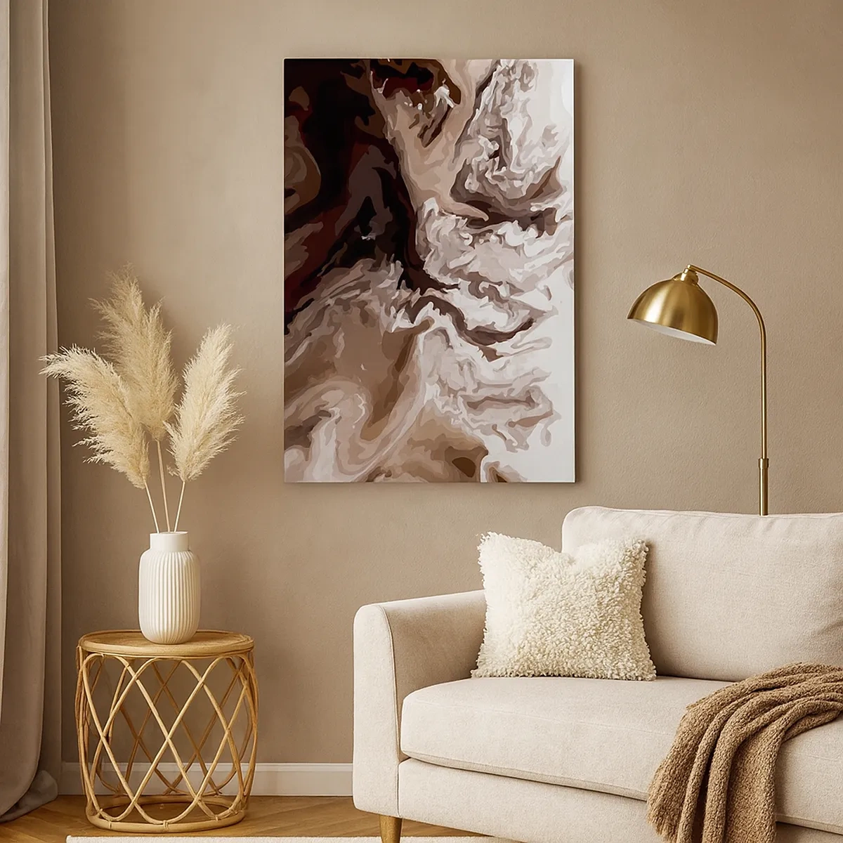 Quadro em tela - Contraste de cores - 50x70 cm