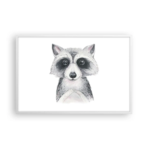 Pôster em moldura branca - Um momento de emoção - 91x61 cm