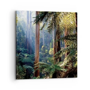 Quadro em tela - Um conto de fadas da floresta - 70x70 cm