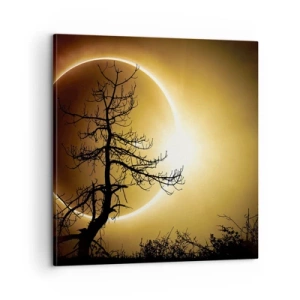 Quadro em tela - Eclipse total - 60x60 cm