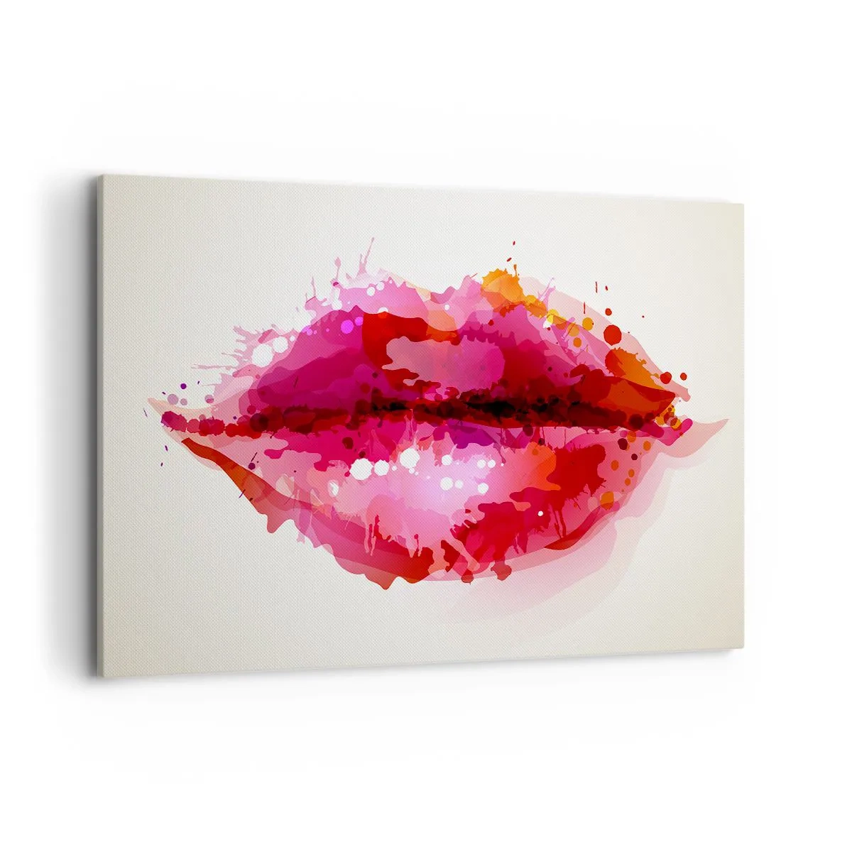 Quadro em tela - Mais vermelho que o vermelho - 120x80 cm