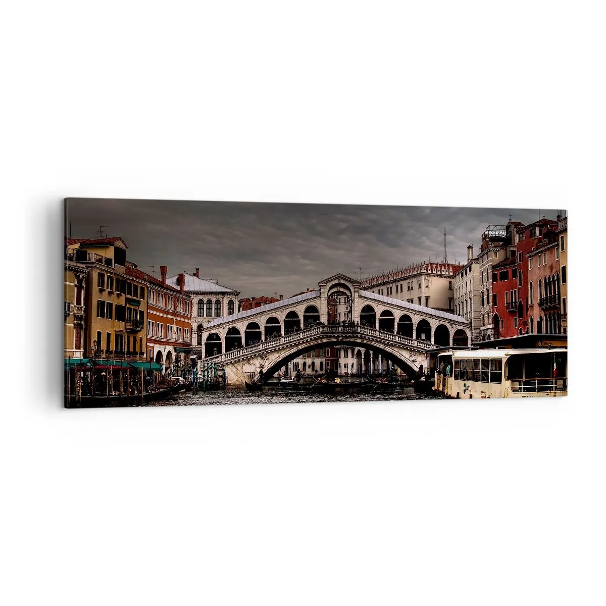 Quadro em tela - A promessa de uma noite em Veneza - 140x50 cm