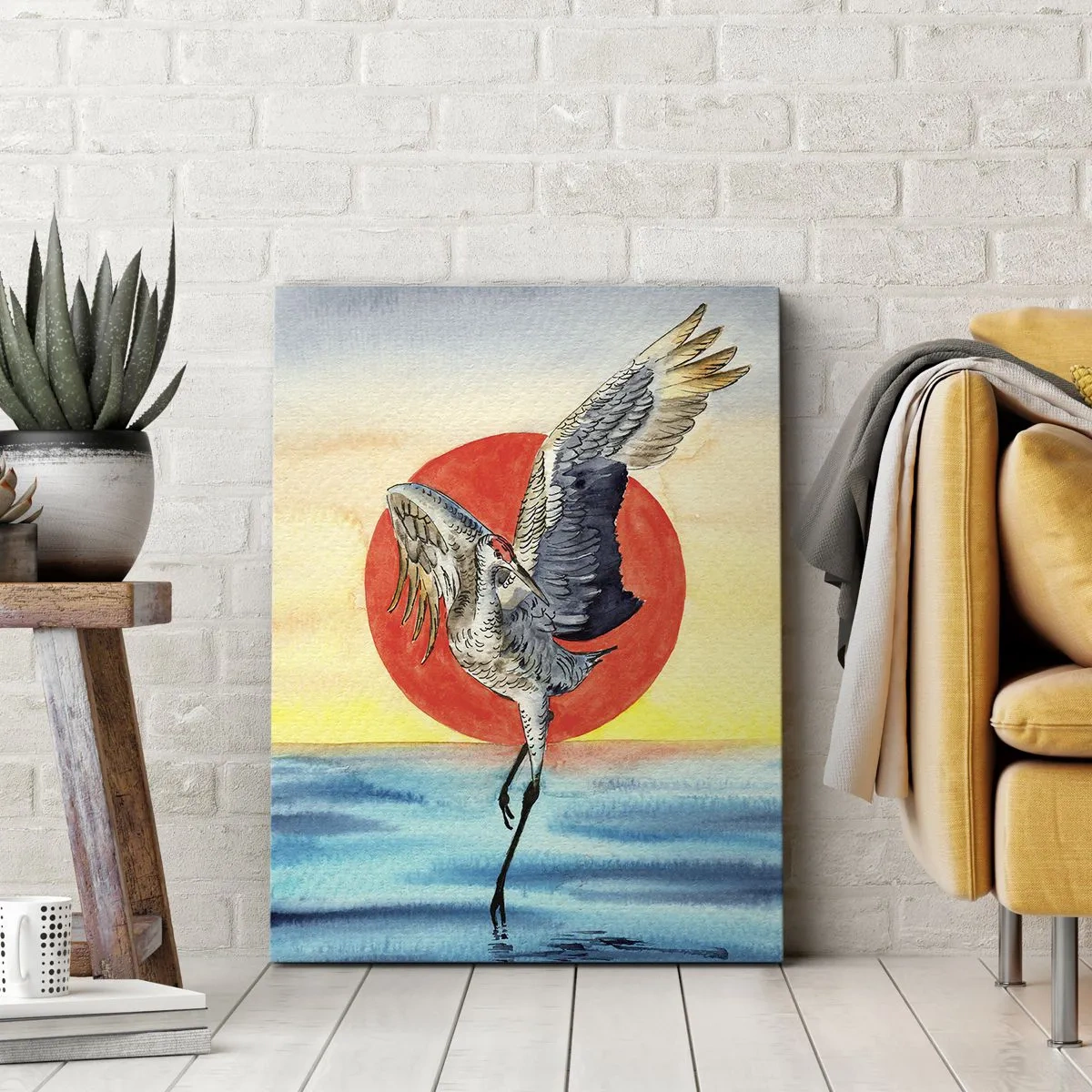 Quadro em tela - É hora de voltar - 55x100 cm