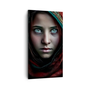 Quadro em tela - Princesa oriental - 45x80 cm