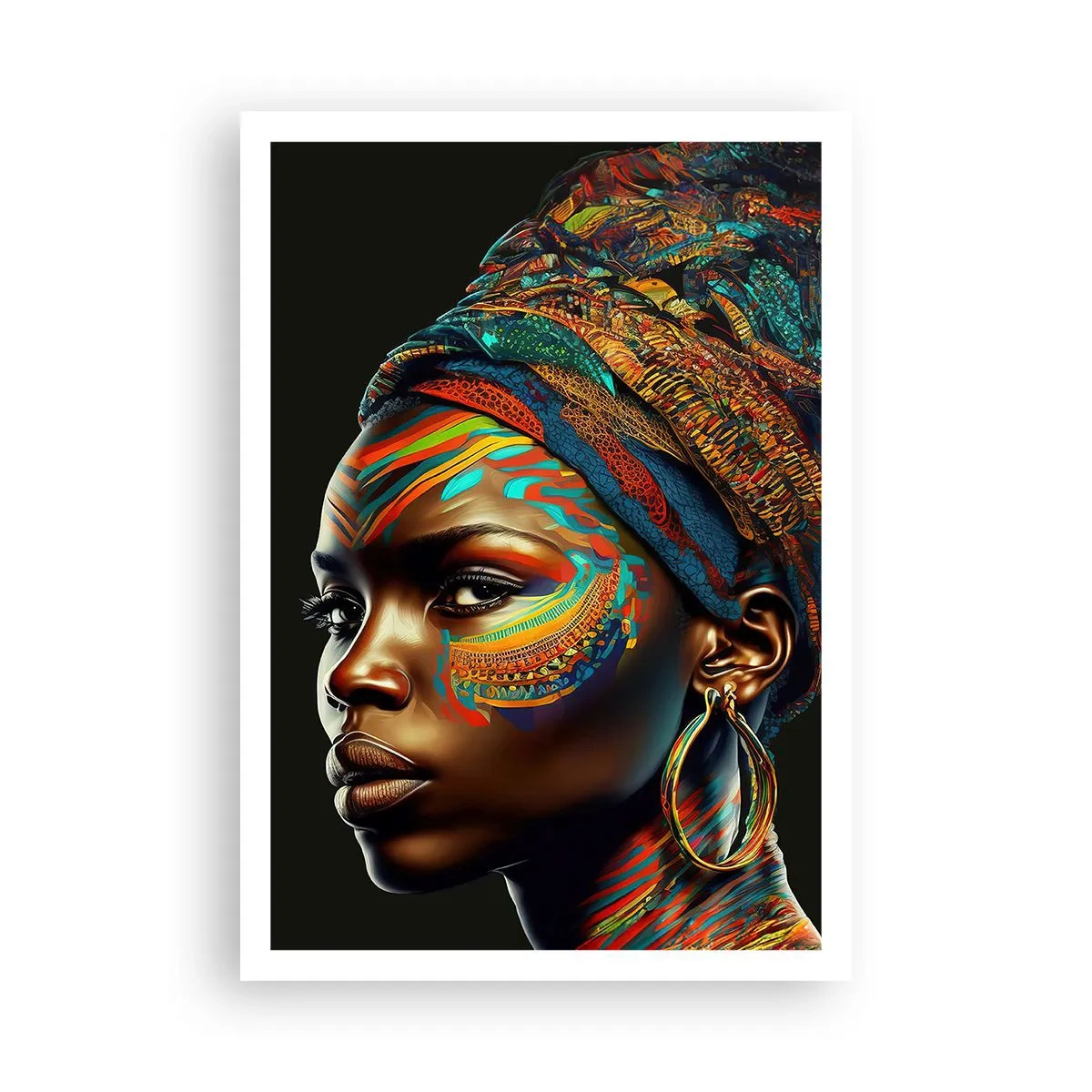 Pôster - Rainha africana - 70x100 cm