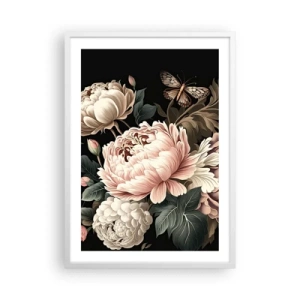 Pôster em moldura branca - Em estilo barroco - 50x70 cm