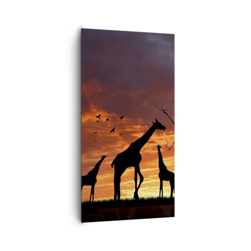 Quadro em tela - Um pequeno jantar com seus entes queridos - 65x120 cm